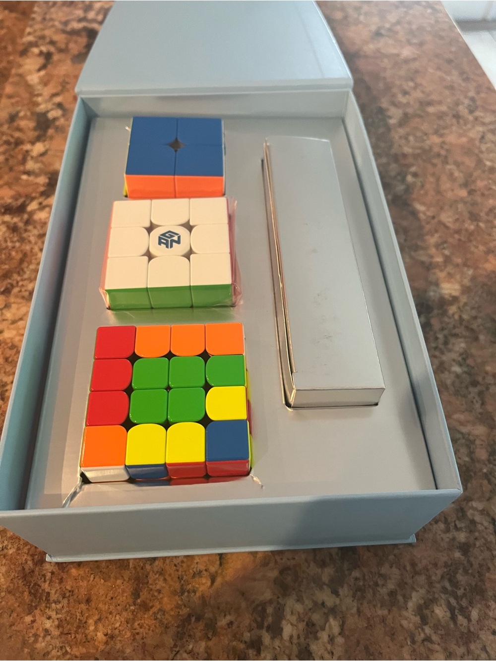 3-Pack Rubik Cube Set - Multicolor by Gancube